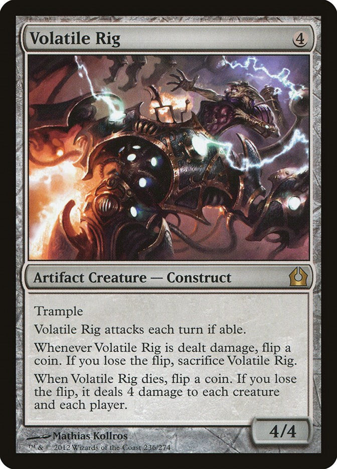 Volatile Rig - Return to Ravnica #236 Magic: The Gathering card