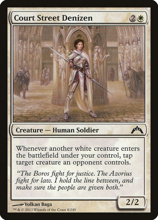 Court Street Denizen - Gatecrash #8 Magic: The Gathering card