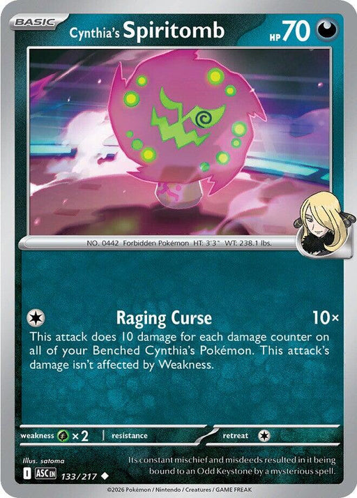 Cynthia's Spiritomb - 133/217