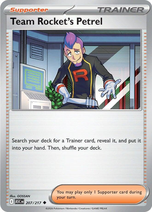 Team Rocket's Petrel - ME: Ascended Heroes #207/217 Pokémon card