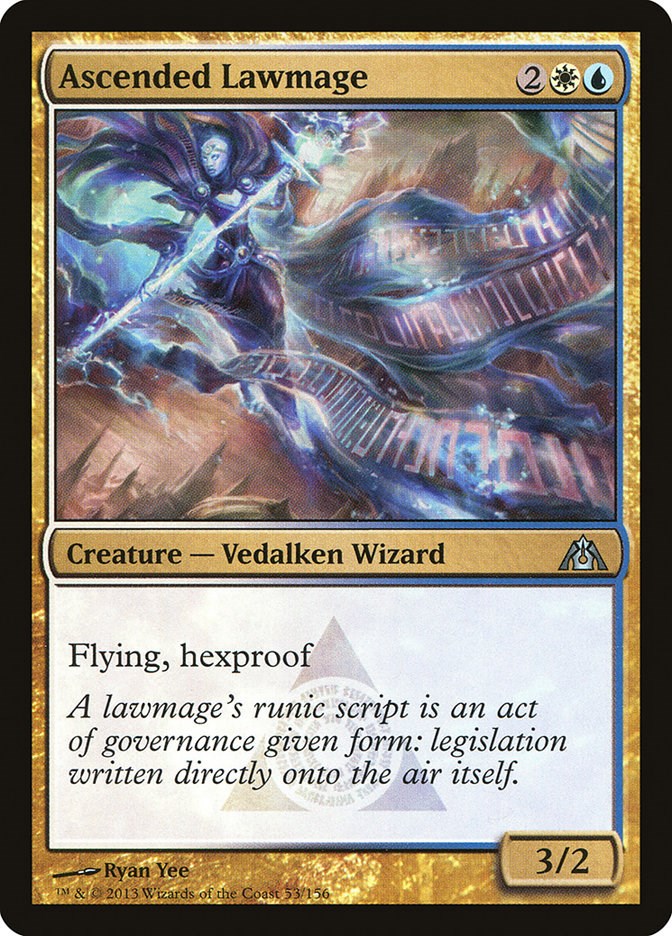 Ascended Lawmage - Dragon's Maze #53 Magic: The Gathering card