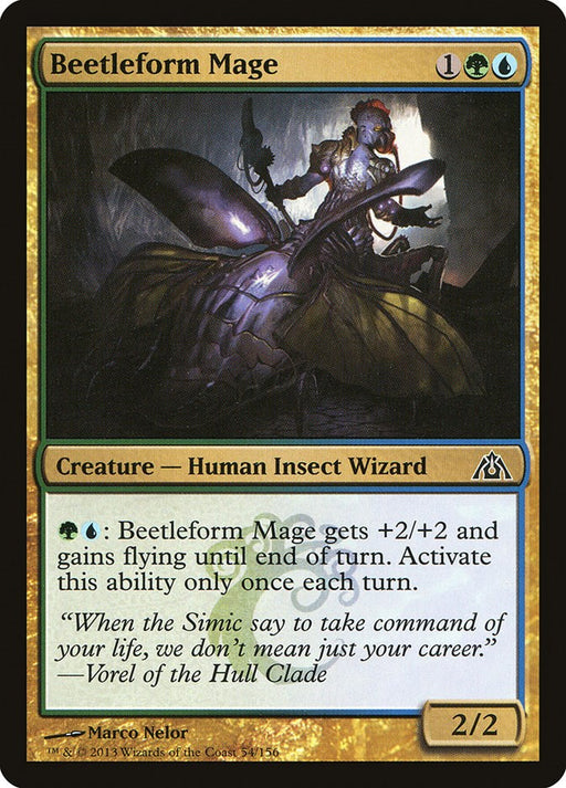 Beetleform Mage - Dragon's Maze #54 Magic: The Gathering card