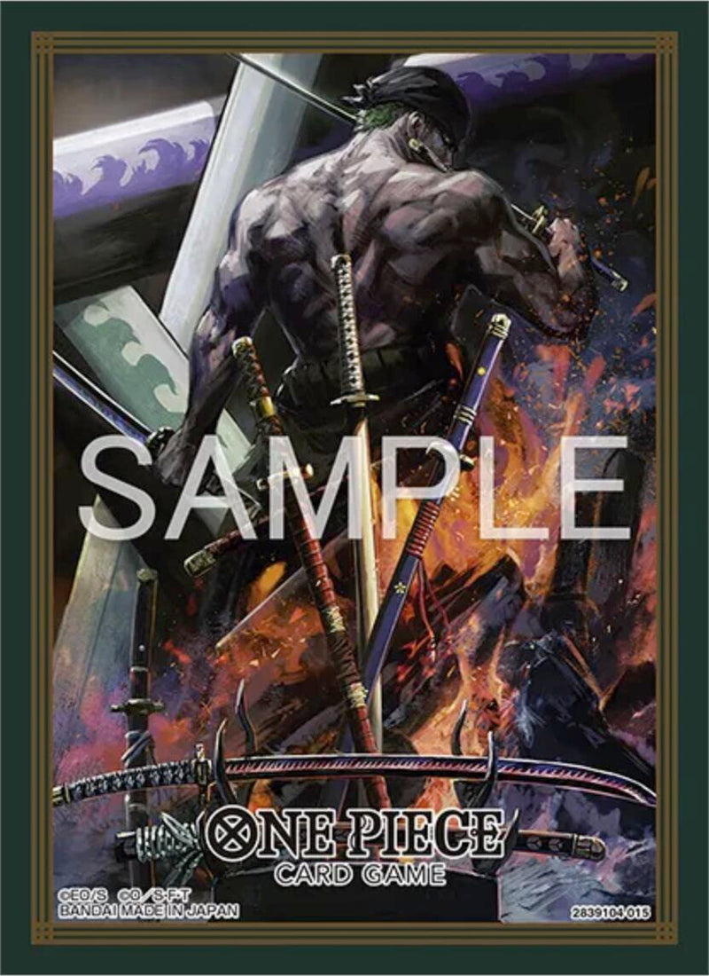 One Piece Card Game Official Sleeves - Roronoa Zoro (70-Pack)