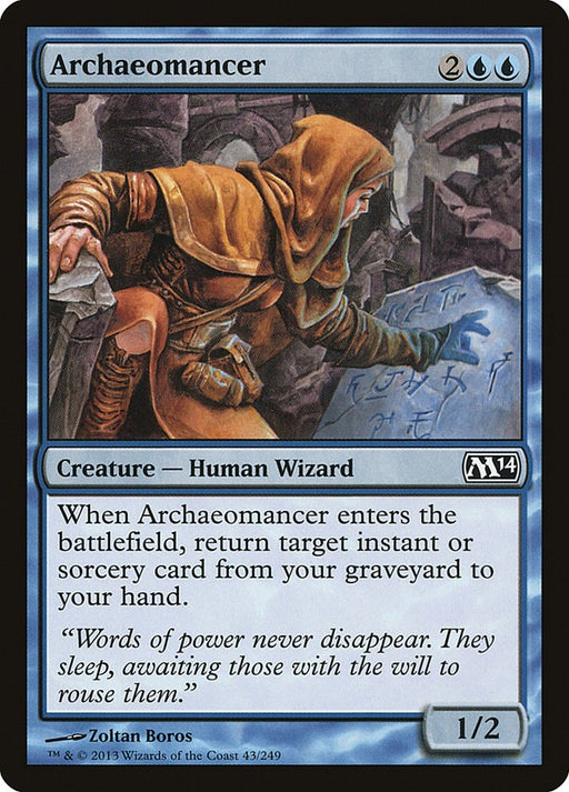 Archaeomancer - Magic 2014 (M14) #43 Magic: The Gathering card