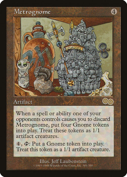 Metrognome - Urza's Saga #301 Magic: The Gathering card