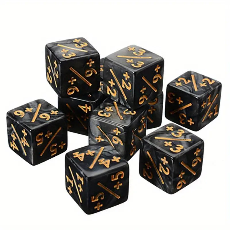 10pcs 16mm 6-Sided Dices