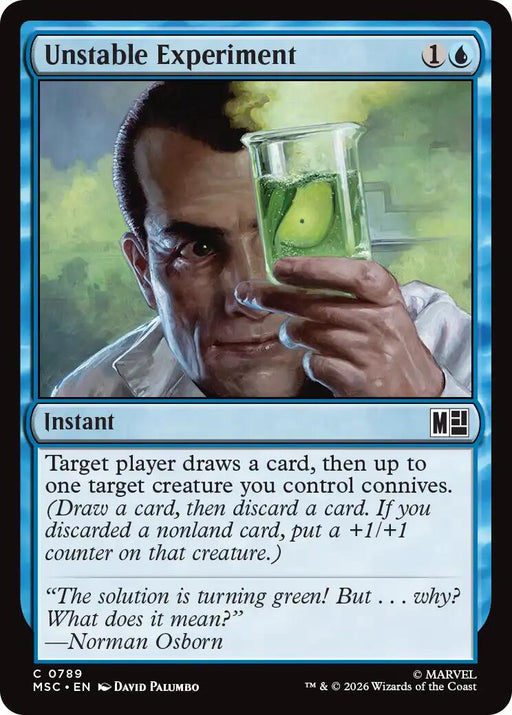 Unstable Experiment - Commander: Marvel Super Heroes #789 Magic: The Gathering card