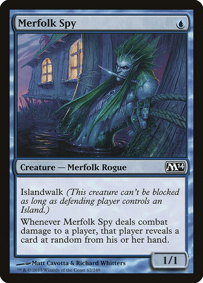 Merfolk Spy - Magic 2014 (M14) #62 Magic: The Gathering card