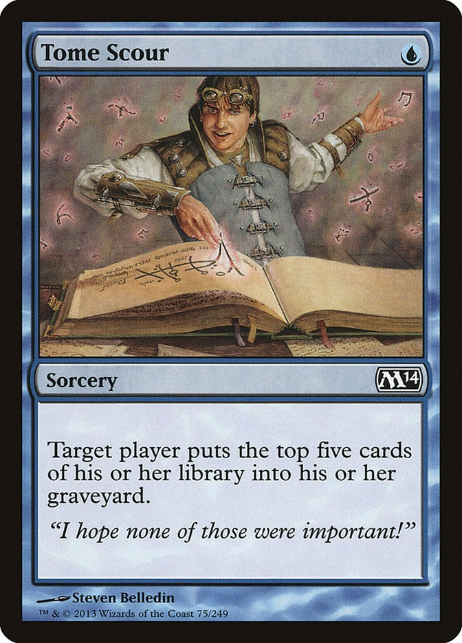 Tome Scour - Magic 2014 (M14) #75 Magic: The Gathering card