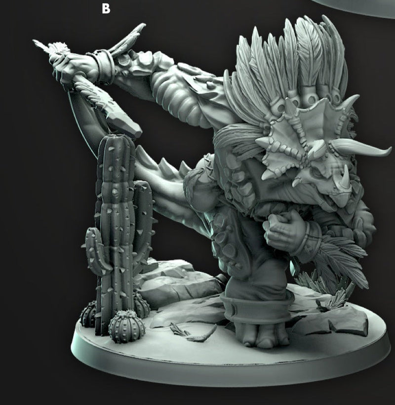 Unega Justiciars – Saurus Rovers Monster Miniatures