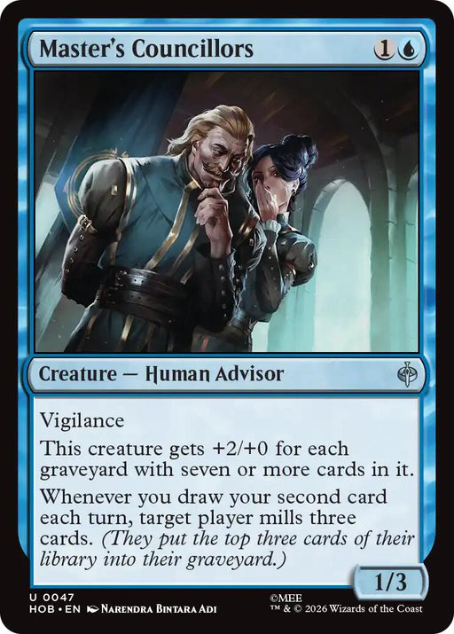 Master's Councillors - The Hobbit #47 Magic: The Gathering card