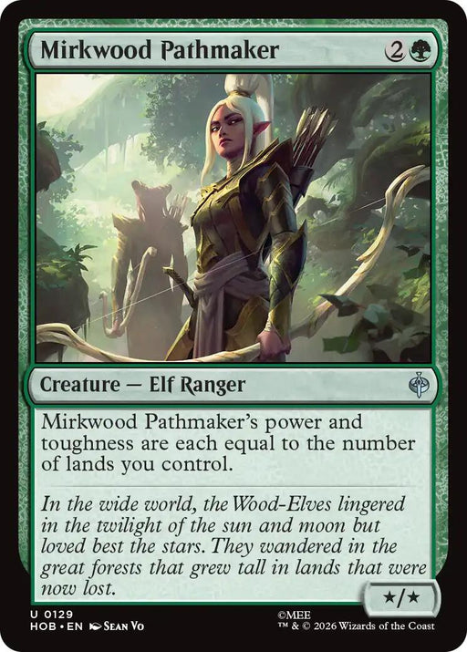 Mirkwood Pathmaker - The Hobbit #129 Magic: The Gathering card