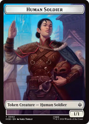 Human Soldier // Goblin Army (0004) Double-Sided Token