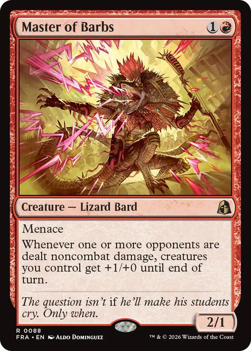 Master of Barbs - Reality Fracture #88 Magic: The Gathering card