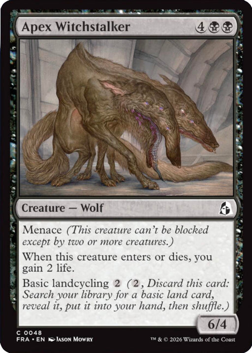Apex Witchstalker - Reality Fracture #48 Magic: The Gathering card