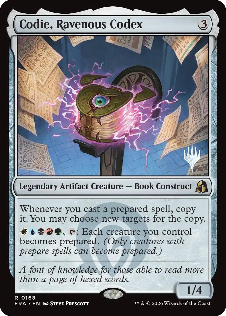 Codie, Ravenous Codex