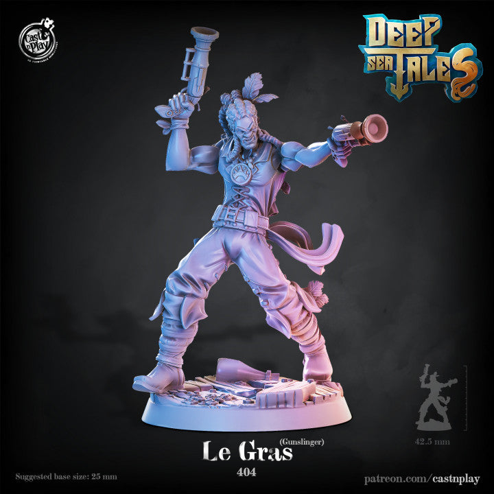 Le Gras Gunslinger Miniature