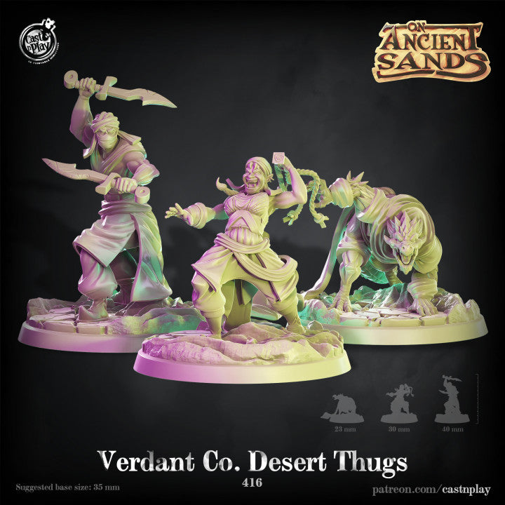 Verdant Co. Desert Thugs Miniature Set