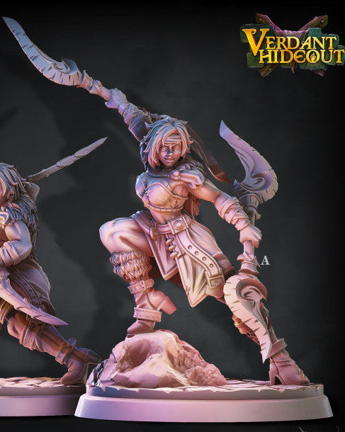 Verdant Rogue Female Miniatures