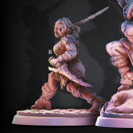 Verdant Rogue Female Miniatures