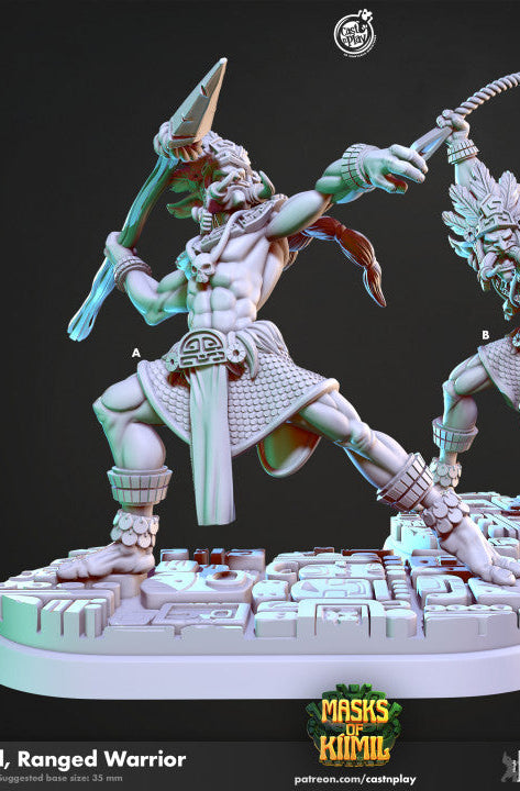 Izel, Ranged Warrior – Tribal Hunter Miniature