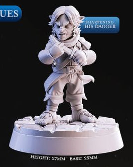 Halfling Rogues Miniatures - Nightdagger Rogues