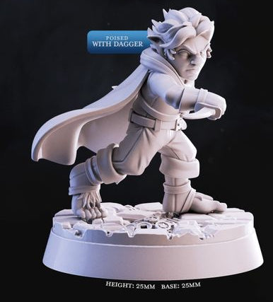 Halfling Rogues Miniatures - Nightdagger Rogues