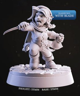 Halfling Rogues Miniatures - Nightdagger Rogues