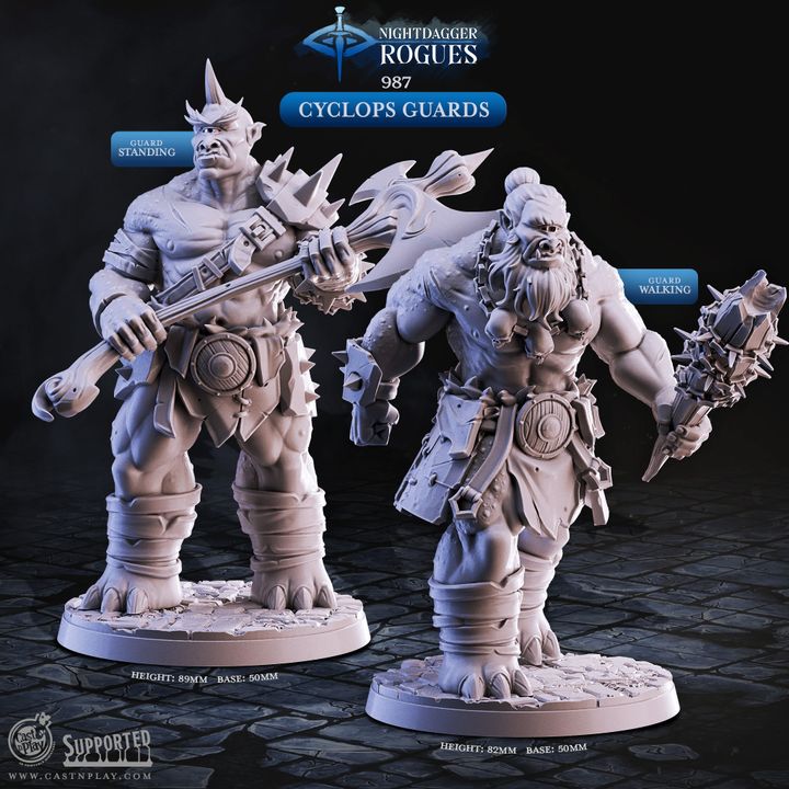 Cyclops Guard Miniatures - Nightdagger Rogues
