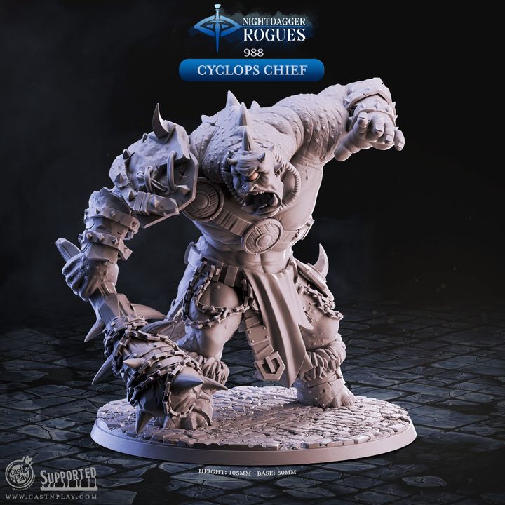 Cyclops Chief Miniature - Nightdagger Rogues