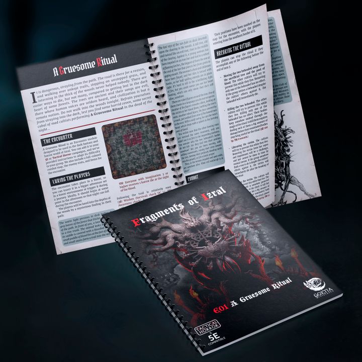 Fragments of Izral E01 – A Gruesome Ritual – Grimdark Fantasy Encounter PDF