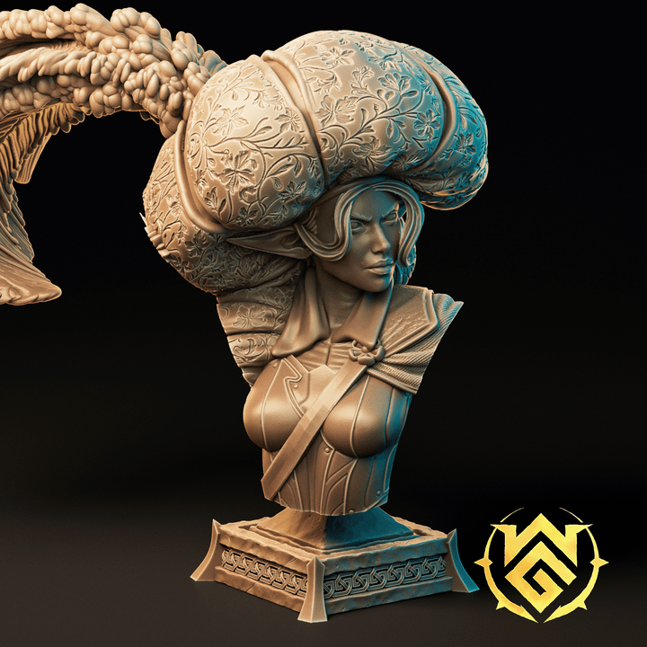 Adalina Blade Queen Elf Dervish Miniature & Bust