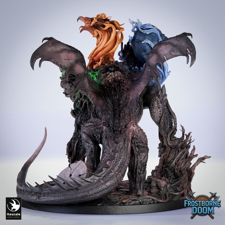 Elemental Dragon – Frostborne Doom Miniature