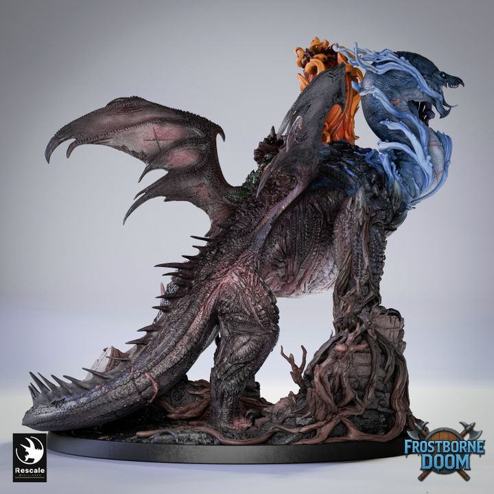 Elemental Dragon – Frostborne Doom Miniature