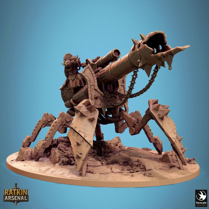Ratkin Heavy Plasma Cannon – War Machine Miniature