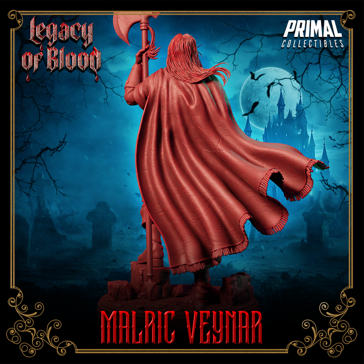 Malric Veynar – Human Vampire Hunter Miniature