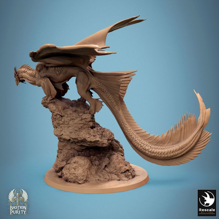 Metallic Bronze Dragon - Stance