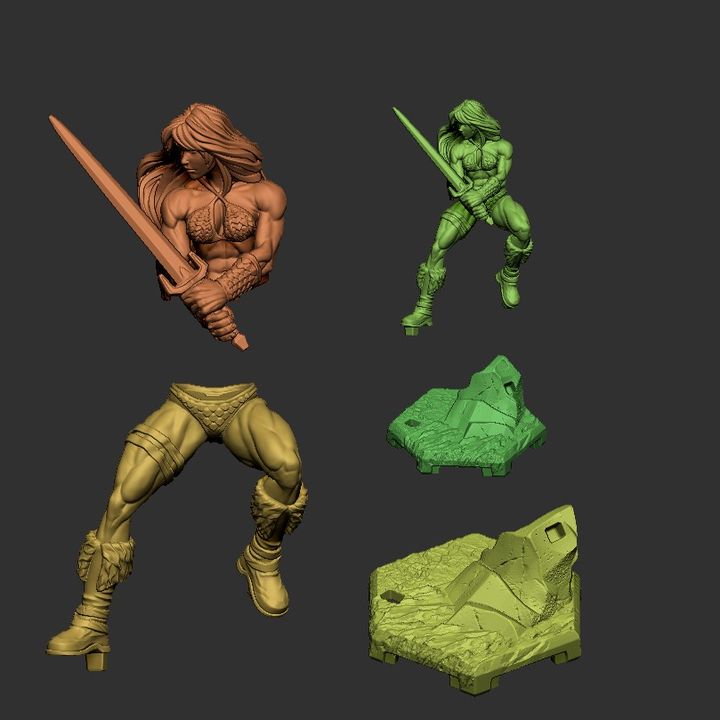 Tyris Flare - Golden Axe Inspired Miniature