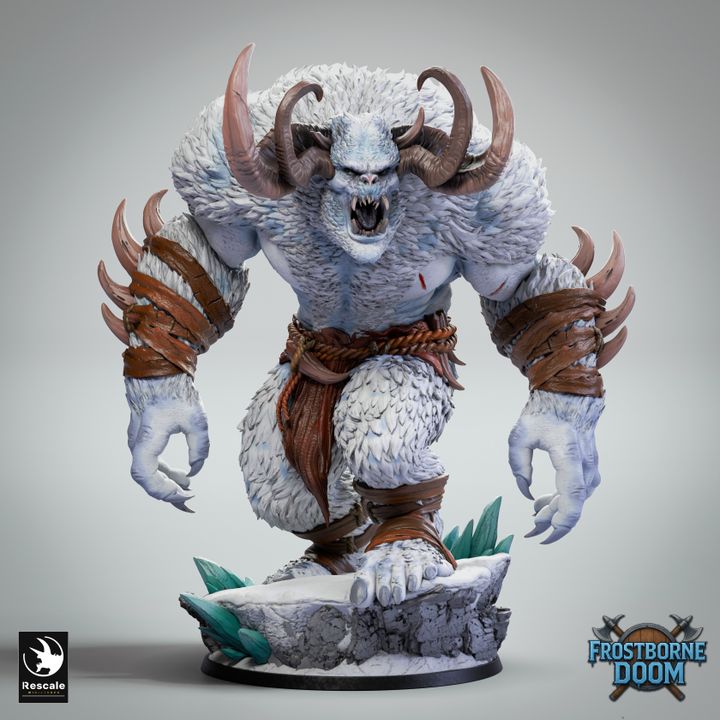 Abominable Yeti – Frostborne Doom Miniature