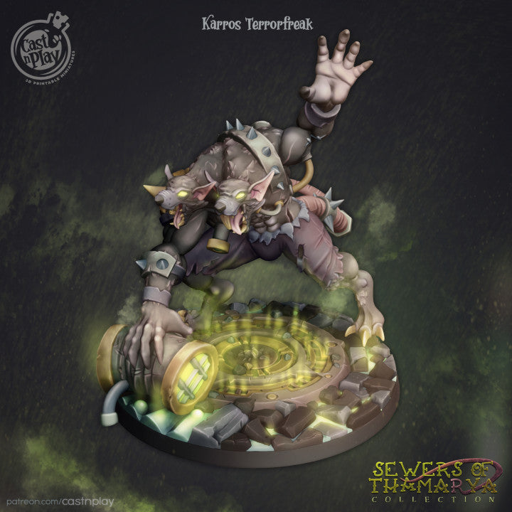 Karros Terrorfreak – Mutant Aberration Monster Miniature