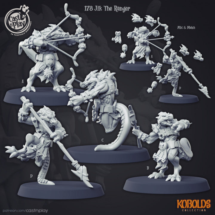 Jik the Ranger – Kobold Archer Miniature