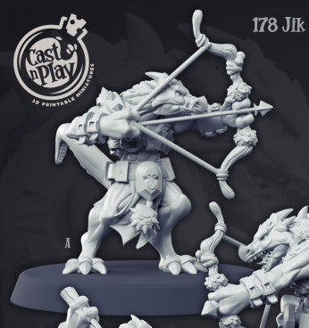 Jik the Ranger – Kobold Archer Miniature