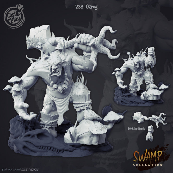 Ozrog – Swamp Troll Miniature