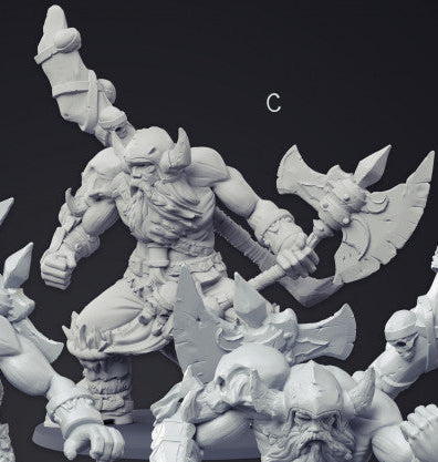 Hill Giant Miniatures Set