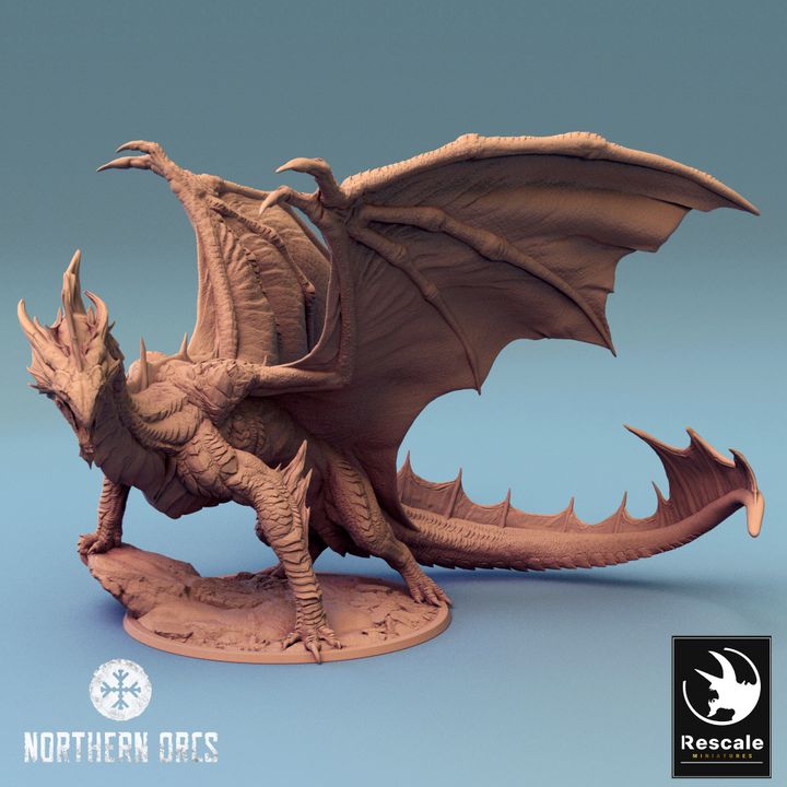 Legendary Metallic Silver Dragon
