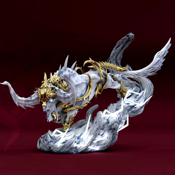 Thunderous Stampede – Lightning Elemental Ox / Elemental Monster – Miniature