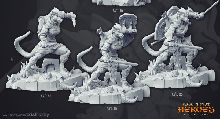 Zorseth the Fighter – Dragonborn Warrior Progression Set