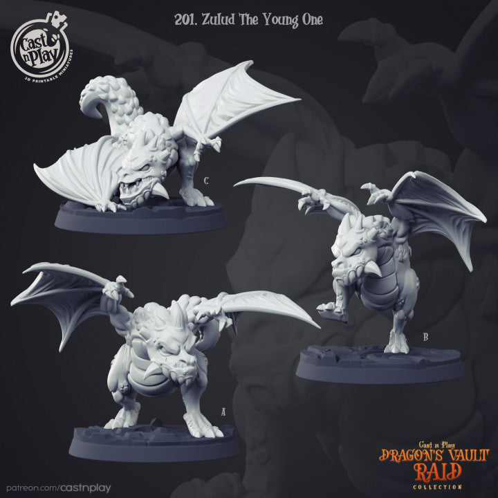 Zulud the Young One – Dragon Whelpling Miniature Set