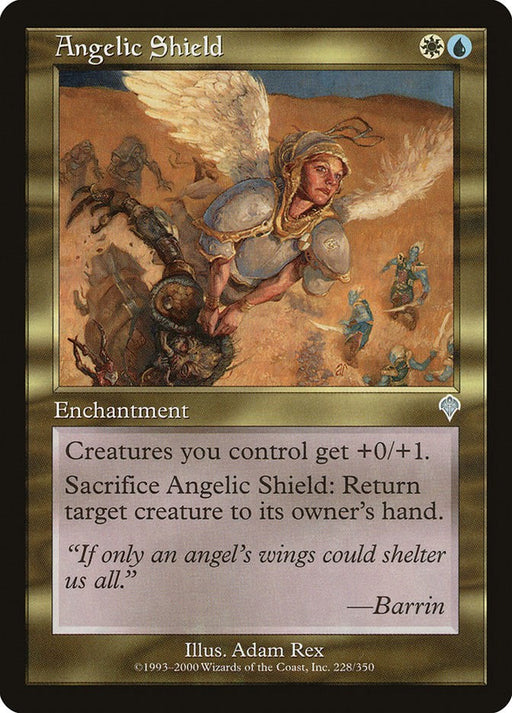 Angelic Shield - Invasion #228 Magic: The Gathering card