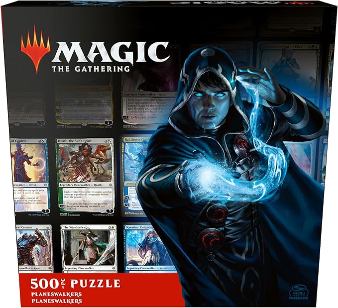 Magic The Gathering, Planeswalkers 500 Piece Puzzle MTG Jigsaw Puzzles 500 Pieces Adult Puzzles 500 Piece Puzzles for Adults & Kids 12+